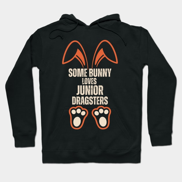 Some Bunny Loves Junior Dragsters Easter Racing Hoodie by Carantined Chao$